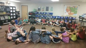 My traditional last day of school circle where we share our favorite moments of the year together.  All the feels. 