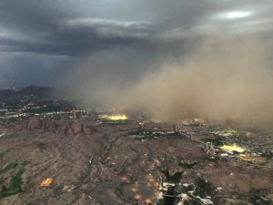 Photo of haboob from the air