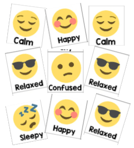 mostly happy emojis