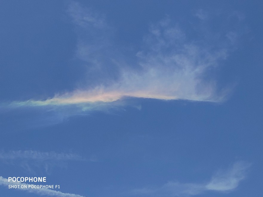 rainbow in a cloud