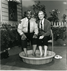 Officer Clemmons and Mr. Rogers