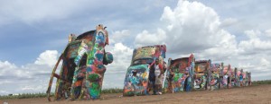 Cadillac Ranch, Amarillo, Texas. Photo Credit: Blog Author James King.